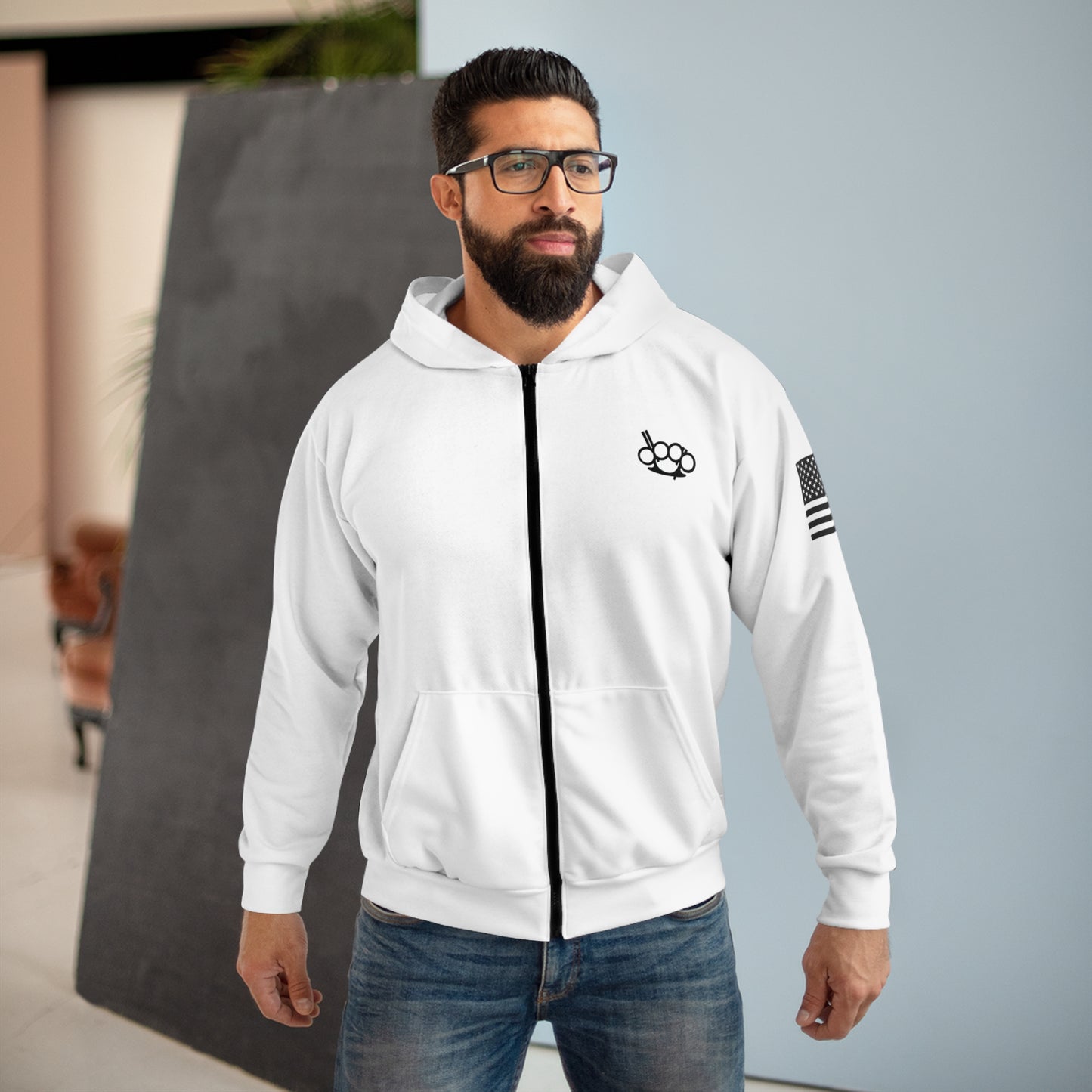 Unisex Zip Hoodie (AOP)
